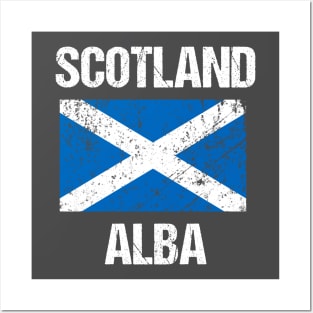 ALBA Scotland Flag Posters and Art